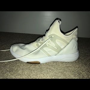 White Hightop Reebok Shoes